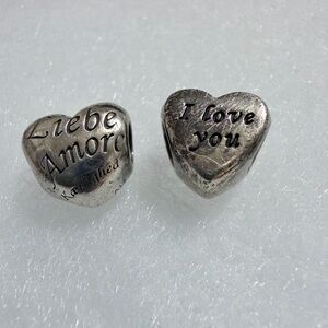 Pandora Heart I Love You/ Love Language Charms